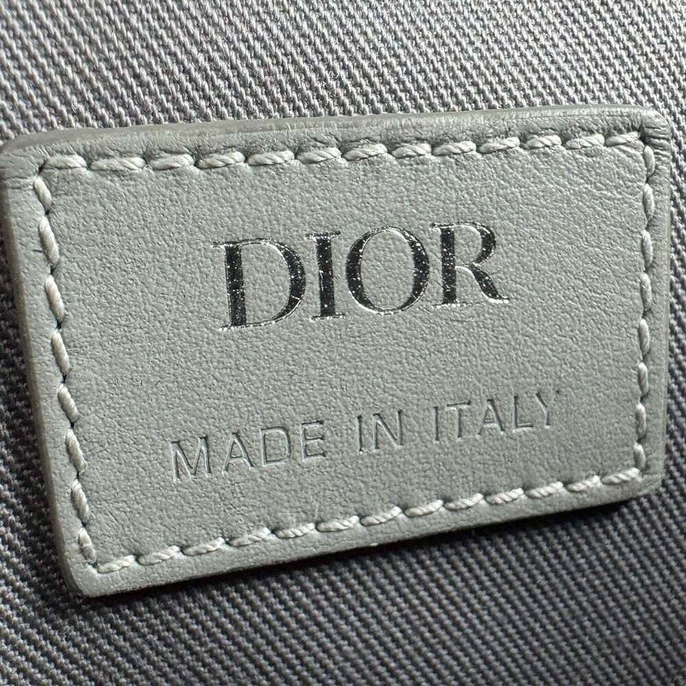 CHRISTIAN DIOR Gray Leather Shoulder Bag - Picture 12 of 13